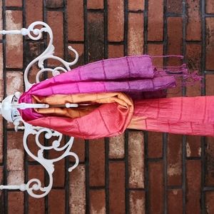 Festive Raw Silk Scarf